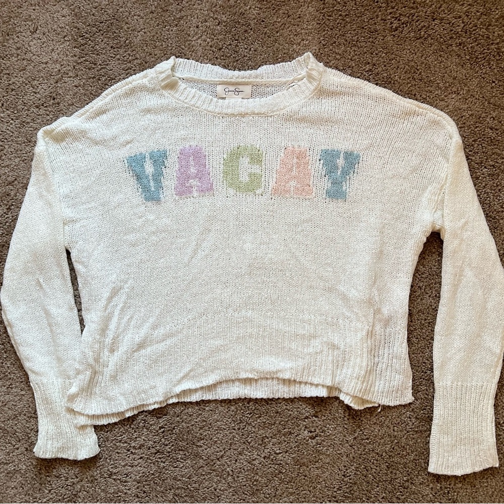 EUC Jessica Simpson VACAY Sweater L